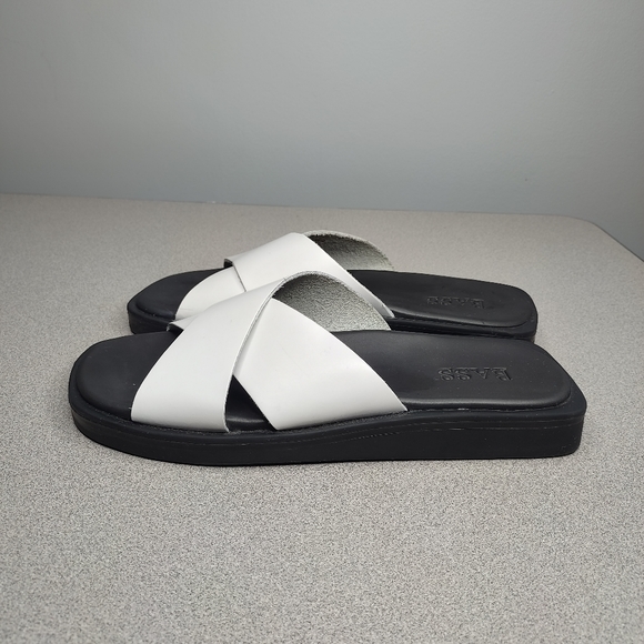 Bass white wedge sandals with comfy/soft - Picture 8 of 10